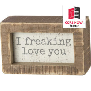 Inset Home Decor Sign