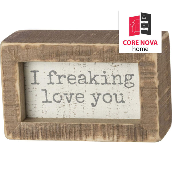 Inset Home Decor Sign